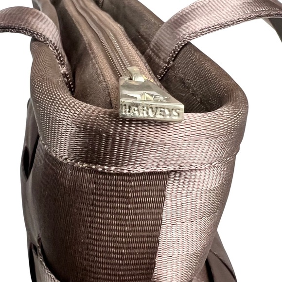 Harveys Seatbelt Handbag‎ Tote Dark Brown Woven Shoulder Bag - Picture 6 of 12
